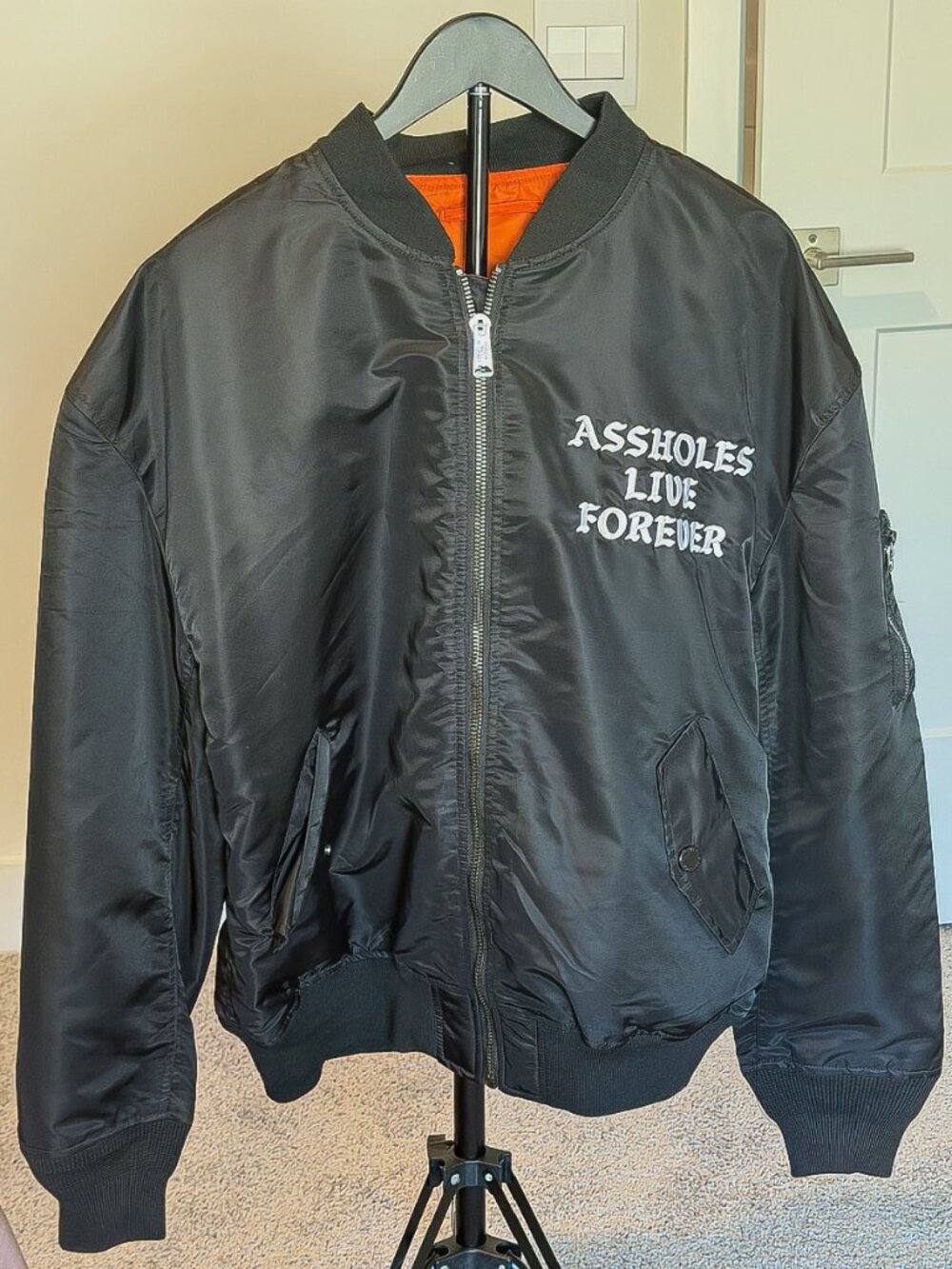 Assholes Live Forever Bomber Jacket